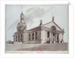 South-east view of the Church of St Alfege, Greenwich, London by Anonymous