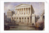 Proposed view of Fishmongers' Hall near London Bridge, City of London by Frederick Nash
