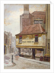 View of the Old Curiosity Shop, Portsmouth Street, Westminster, London by John Crowther