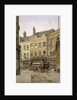 View of no 11 St Andrew's Hill and the Green Dragon Inn with a cart of barrels, London by John Crowther
