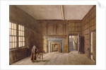 Interior view of Sir John Spencer's room in Canonbury House, Islington, London by John Crowther
