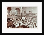 Writing lesson, Hugh Myddelton School, Finsbury, London, 1906 by Unknown