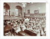 Writing lesson, Hugh Myddelton School, Finsbury, London, 1906 by Unknown