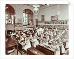 Writing lesson, Hugh Myddelton School, Finsbury, London, 1906 by Unknown