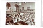 Writing lesson, Hugh Myddelton School, Finsbury, London, 1906 by Unknown