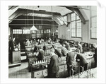 Boys in a chemistry laboratory, Hackney Downs School, London, 1911 by Unknown