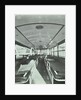 Interior of coach type ambulance, Western Ambulance Station, Fulham, 1935 by Unknown