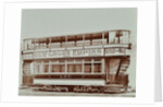 Double-decker electric tram with advertisement for the New Cross Empire, 1907 by Unknown