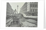 Replacing an old gas main, Commercial Street, London, 1906 by Unknown