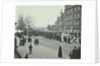 Queue of people at Blackfriars Tramway shelter, London, 1912 by Unknown