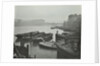 Barges moored at Bankside wharves looking downstream, London, 1913 by Unknown