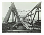 Erection of Emergency Thames Bridge, London, 1942 by Unknown