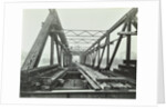 Erection of Emergency Thames Bridge, London, 1942 by Unknown
