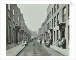 People in the street, Albury Street, Deptford, London, 1911 by Unknown