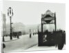 Trafalgar Square with Underground entrance and Admiralty Arch behind, London, 1913 by Unknown