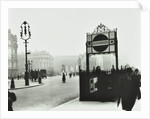 Trafalgar Square with Underground entrance and Admiralty Arch behind, London, 1913 by Unknown