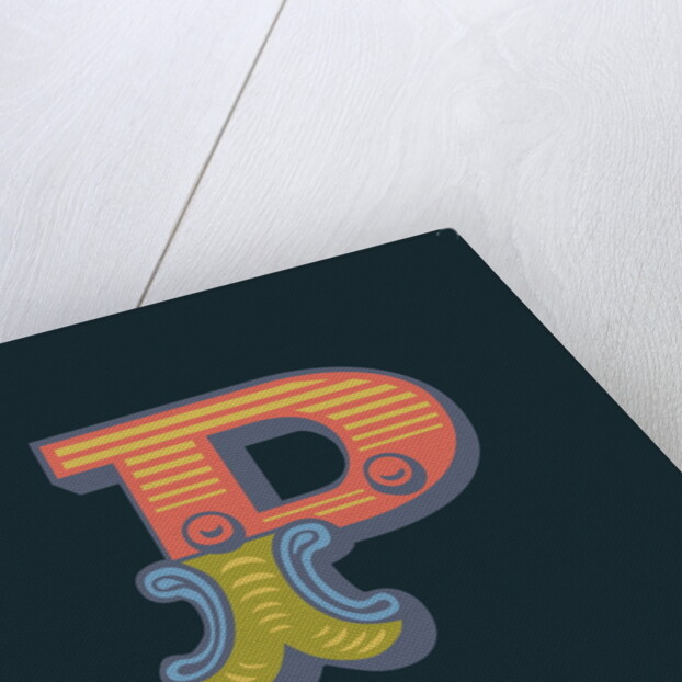 Letter P (Dark background) by Magnolia Box