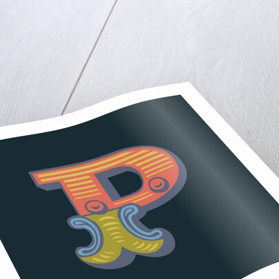 Letter P (Dark background) by Magnolia Box