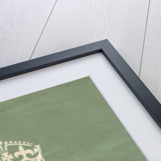 Keep Calm And Carry On Poster in Green Blue Vintage by Magnolia Box