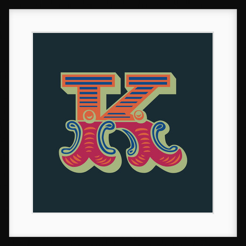 Letter K (Dark background) by Magnolia Box