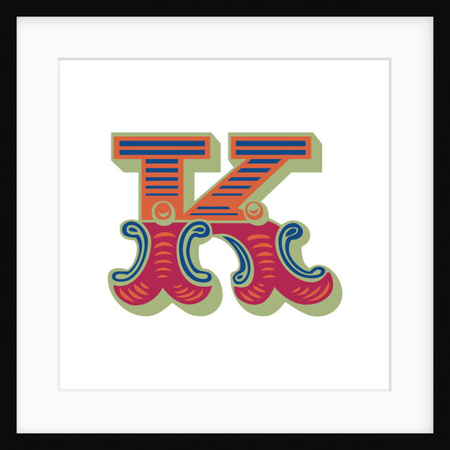 Letter K (White background) by Magnolia Box