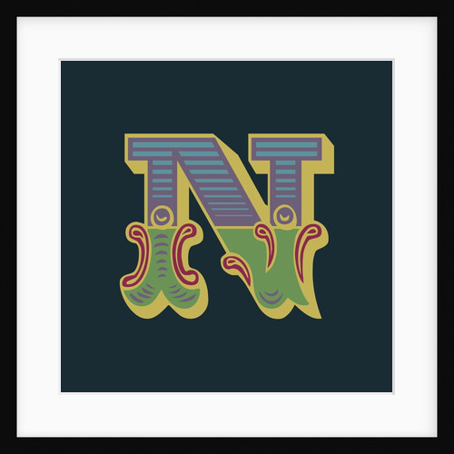 Letter N (Dark background) by Magnolia Box