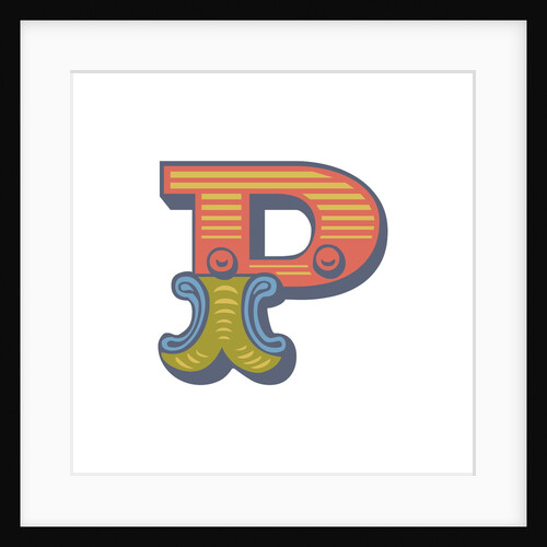 Letter P (White background) by Magnolia Box