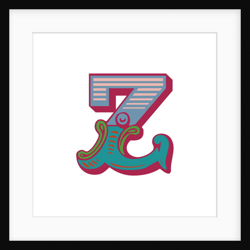 Letter Z (White background) by Magnolia Box