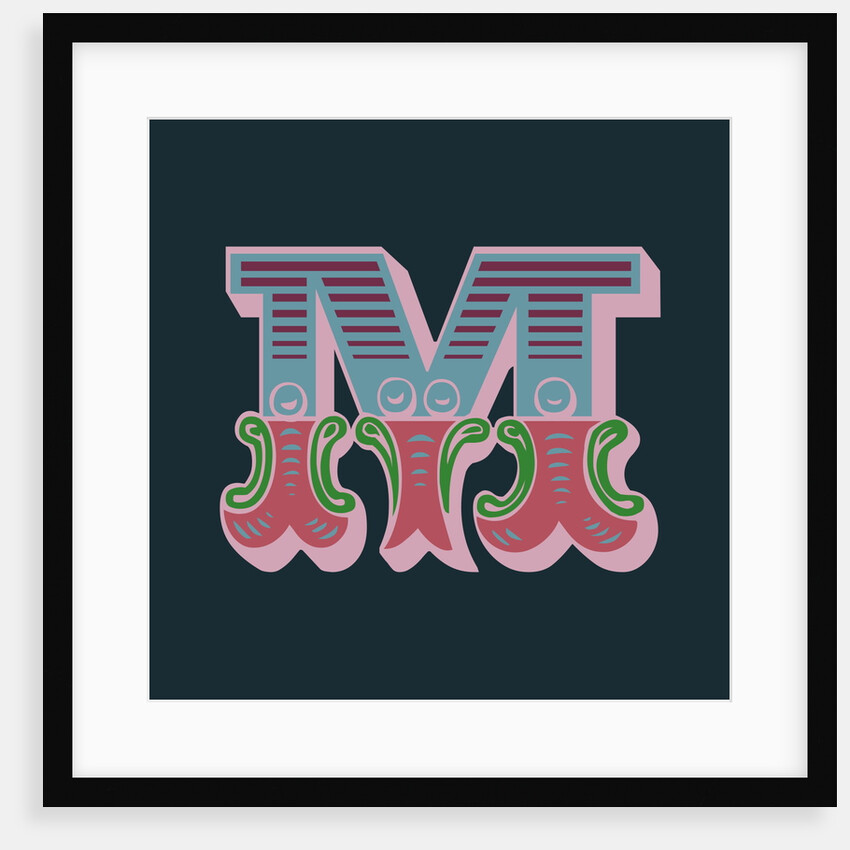 Letter M (Dark background) by Magnolia Box