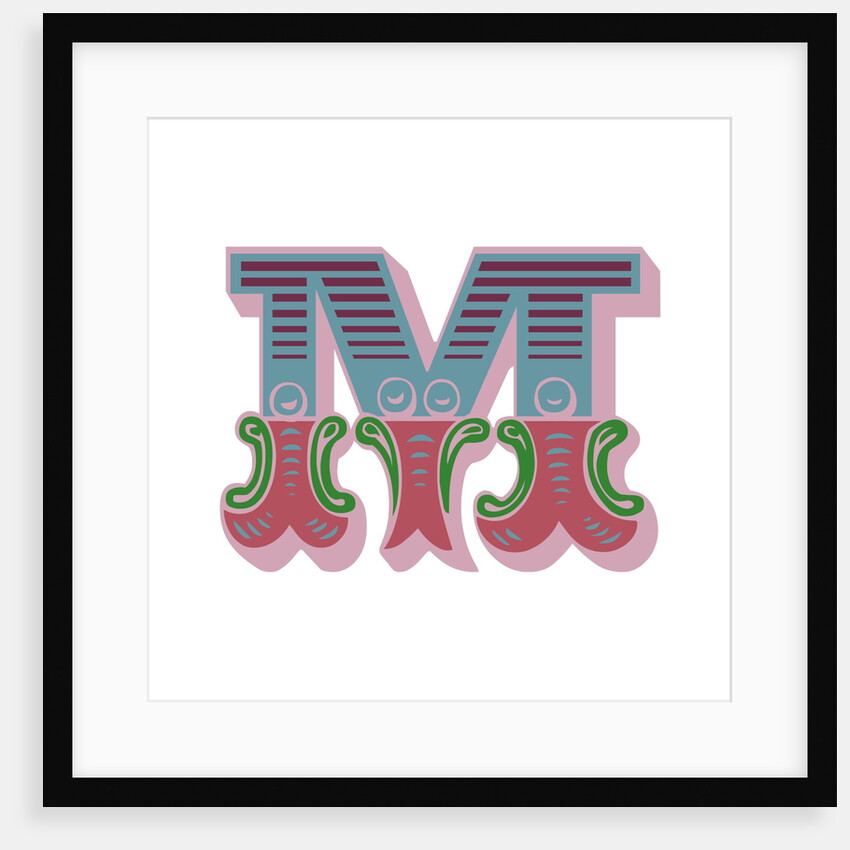 Letter M (White background) by Magnolia Box