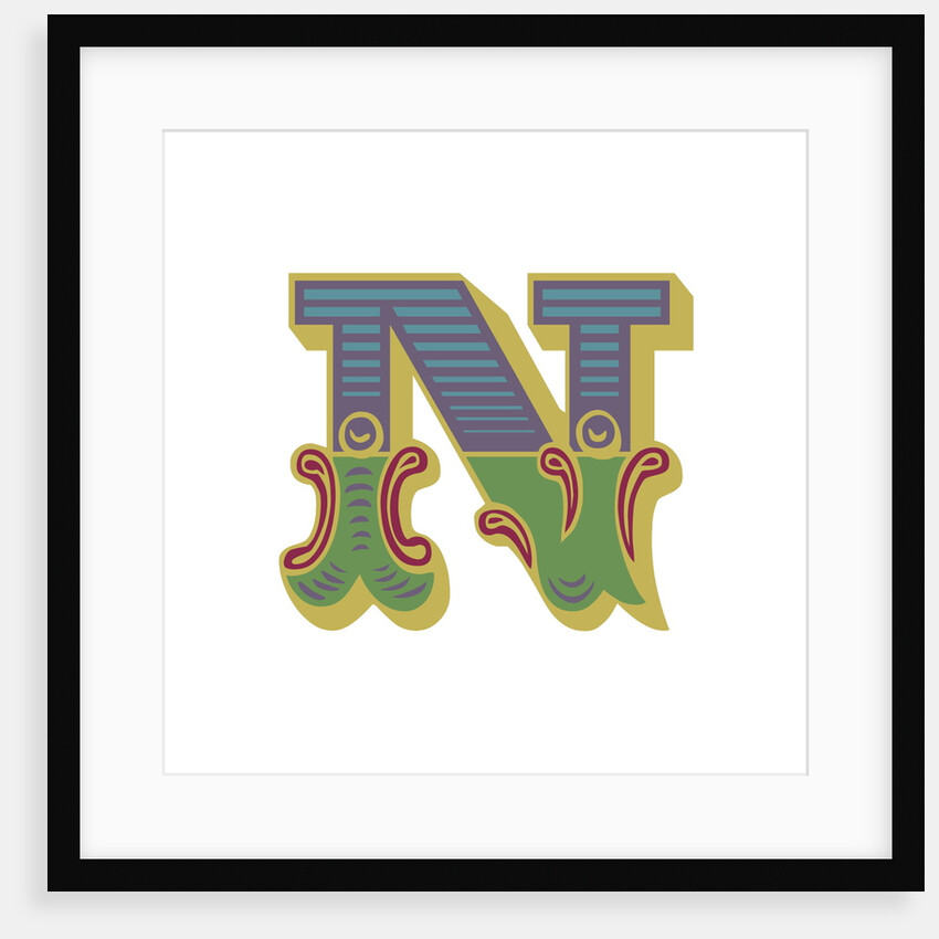 Letter N (White background) by Magnolia Box