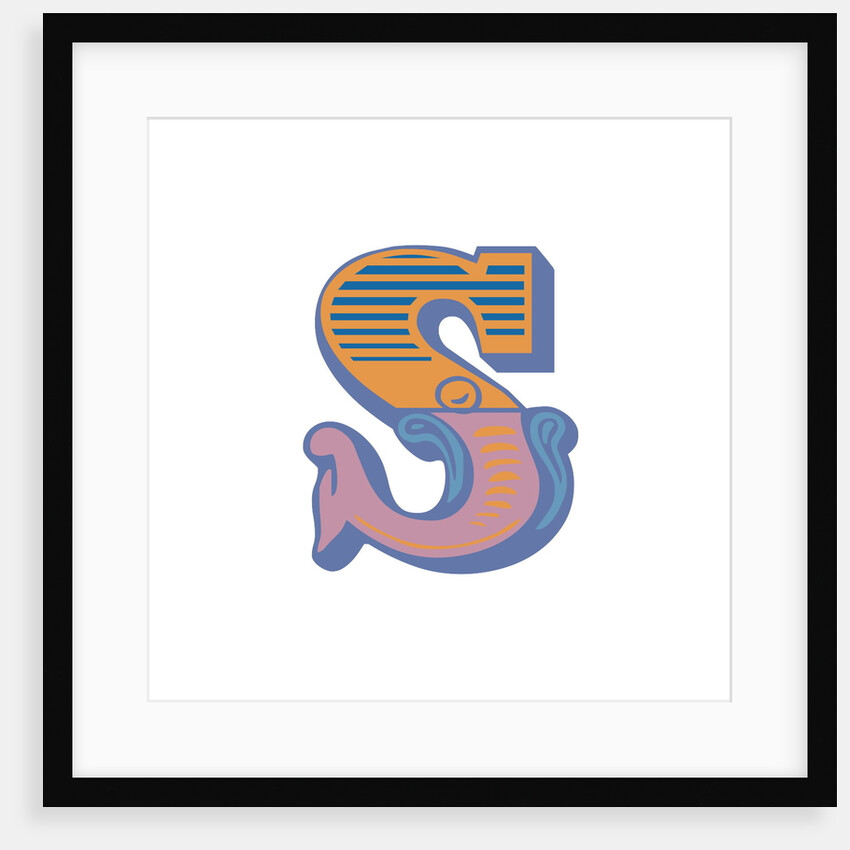 Letter S (White background) by Magnolia Box