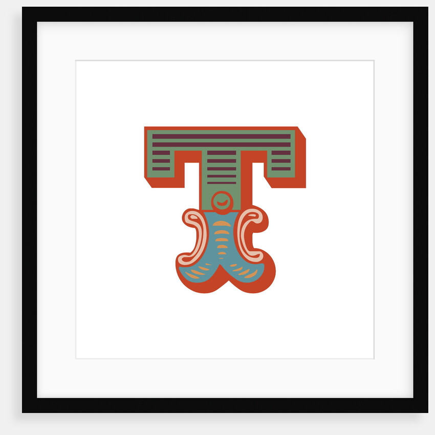 Letter T (White background) by Magnolia Box