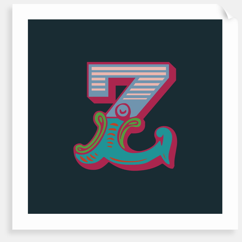 Letter Z (Dark background) by Magnolia Box