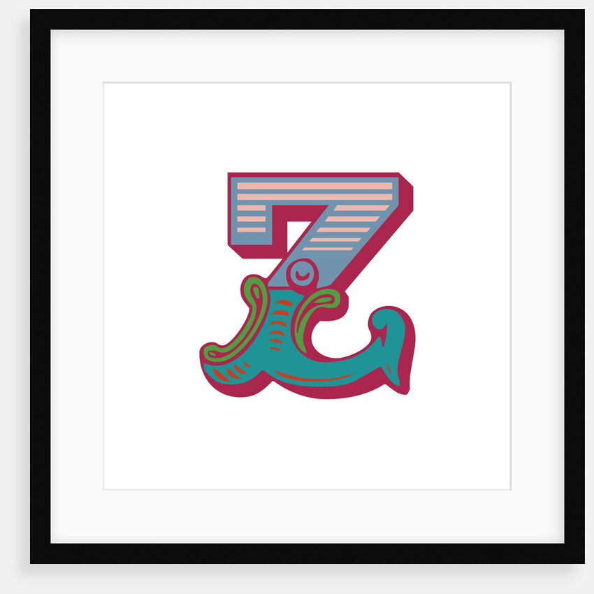 Letter Z (White background) by Magnolia Box