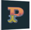 Letter P (Dark background) by Magnolia Box