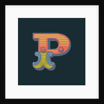 Letter P (Dark background) by Magnolia Box