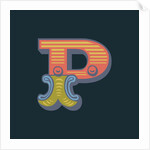 Letter P (Dark background) by Magnolia Box