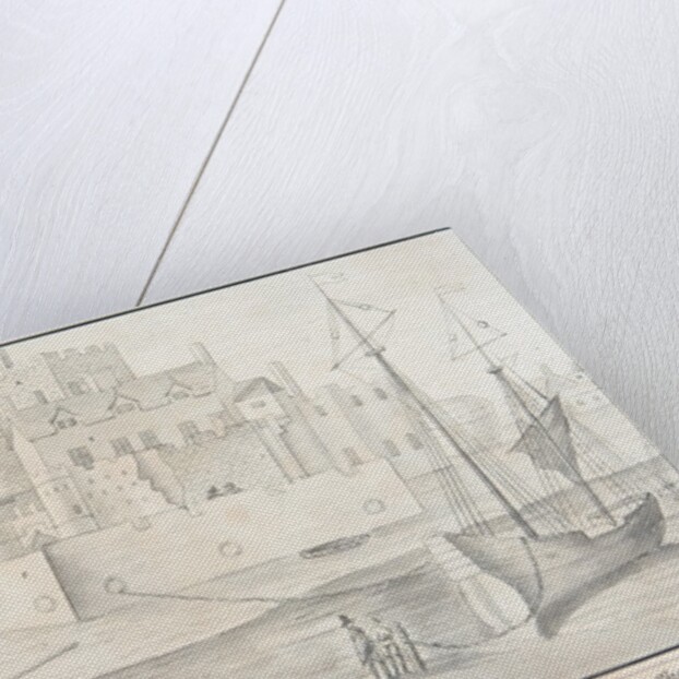The Prospective of Castle Rushen by Daniel King
