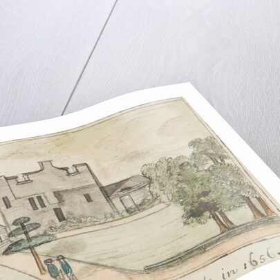 Bishopscourt on the East side in 1656 by Unknown