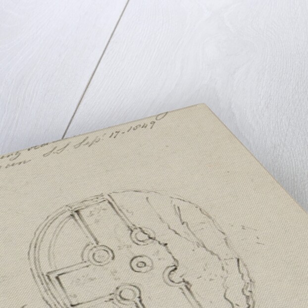 Fragment of a cross on top of wall surrounding Old Lonan Church Yard, Isle of Man by S. Staples