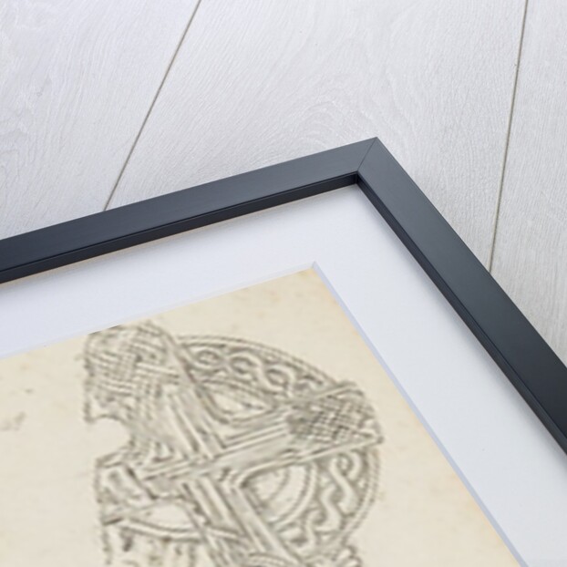 Cross in Braddan Churchyard, north side and west side by S. Staples