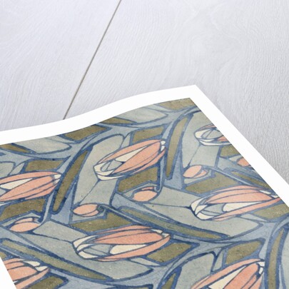 Buds and leaves design by Archibald Knox