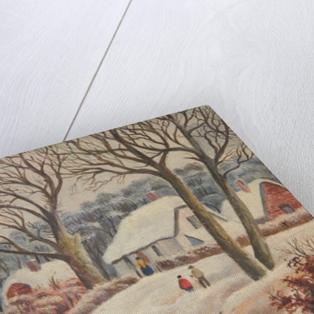 Snow scene, Isle of Man by Unknown