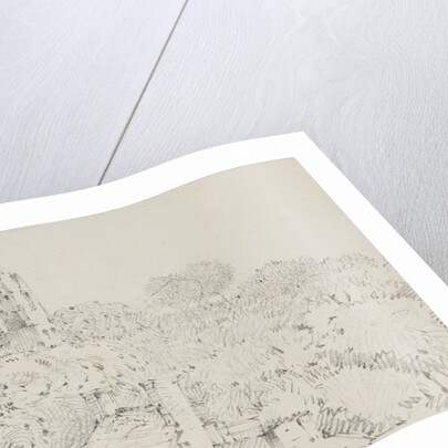 Onchan Church and Churchyard, Isle of Man by Wallis