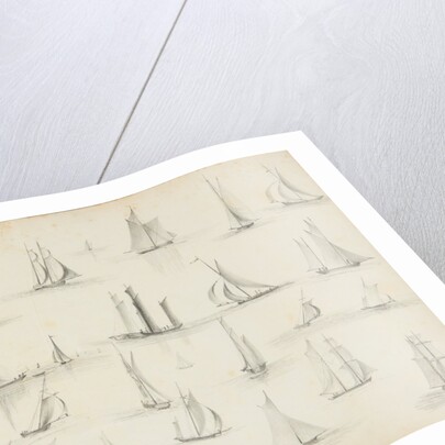 Vessels seen during the Regatta, Douglas Bay - the Tribune and the Iris by Unknown