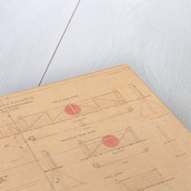 Plan of Isle of Man Railway type level crossing lodges and gates by Henry Vignoles