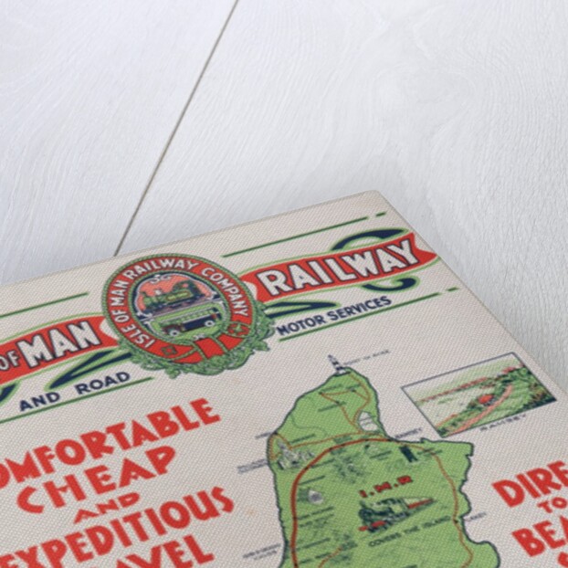 Isle of Man Railway and Road Motor Services. Comfortable cheap and expeditious travel... by Unknown