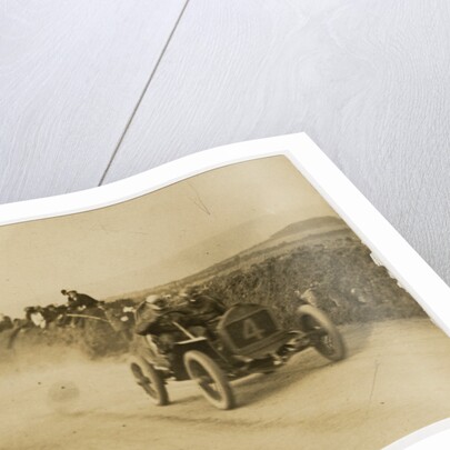 Algernon Lee Guinness in a Darracq, 1908 Tourist Trophy motorcar race by Anonymous