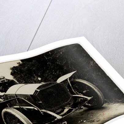 W. Watson in a Napier Hutton,1908 Tourist Trophy motorcar race by Anonymous